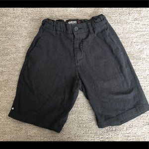 Boys dark grey Micros brand shorts size 8